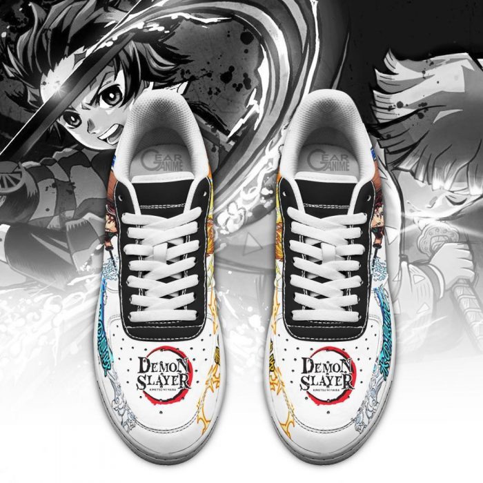 tanjiro and zenitsu air force sneakers demon slayer anime shoes pt10 gearanime 4 - Demon Slayer Merch | Demon Slayer Stuff