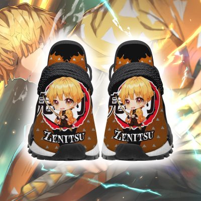 zenitsu agatsuma nmd shoes custom demon slayer anime sneakers gearanime 2 - Demon Slayer Merch | Demon Slayer Stuff