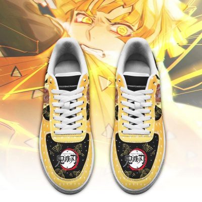 zenitsu air force sneakers custom demon slayer anime shoes fan pt05 gearanime 2 - Demon Slayer Merch | Demon Slayer Stuff