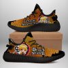 zenitsu yeezy shoes demon slayer anime sneakers fan gift tt04 gearanime - Demon Slayer Merch | Demon Slayer Stuff