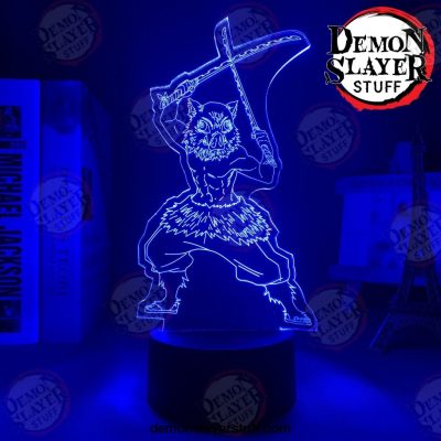 3d led night light anime demon slayer kimetsu no yaiba for bedroom decor manga birthday gift inosuke hashibira 294 - Demon Slayer Merch | Demon Slayer Stuff
