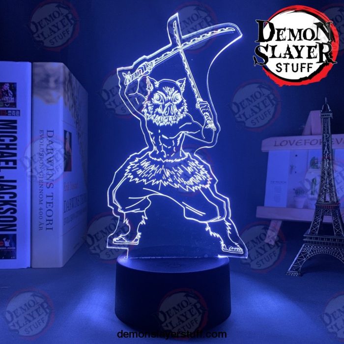 3d led night light anime demon slayer kimetsu no yaiba for bedroom decor manga birthday gift inosuke hashibira 305 - Demon Slayer Merch | Demon Slayer Stuff