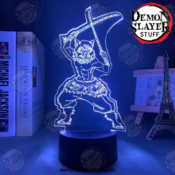 3d led night light anime demon slayer kimetsu no yaiba for bedroom decor manga birthday gift inosuke hashibira 687 - Demon Slayer Merch | Demon Slayer Stuff