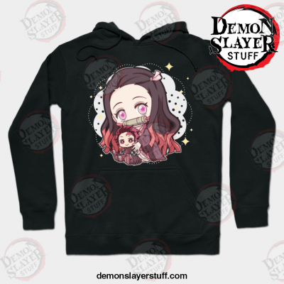 anime demon slayer kamado nezuko hoodie black s 223 - Demon Slayer Merch | Demon Slayer Stuff