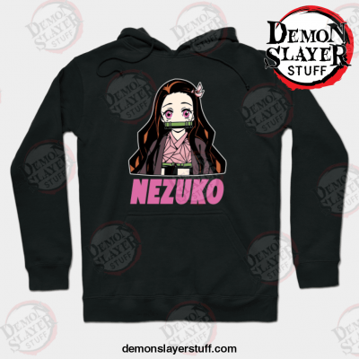 anime nezuko kamado unisex hoodie black s 794 - Demon Slayer Merch | Demon Slayer Stuff