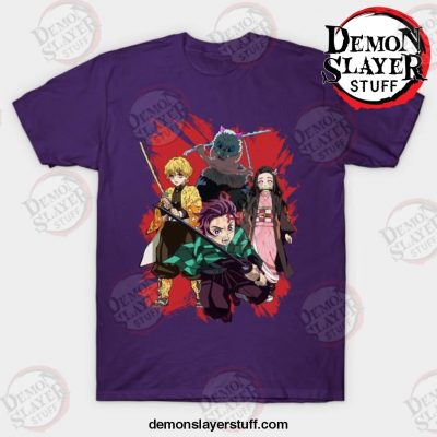 best demon slayer anime t shirt purple s 647 - Demon Slayer Merch | Demon Slayer Stuff
