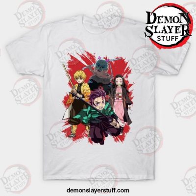 best demon slayer anime t shirt white s 266 - Demon Slayer Merch | Demon Slayer Stuff