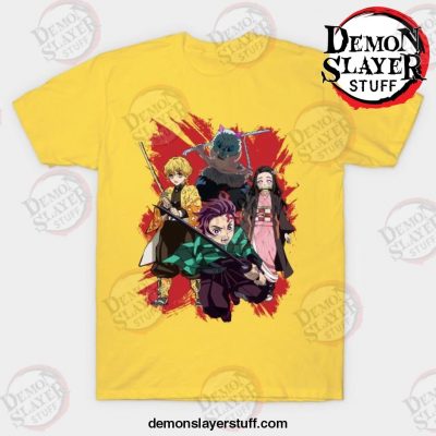 best demon slayer anime t shirt yellow s 181 - Demon Slayer Merch | Demon Slayer Stuff