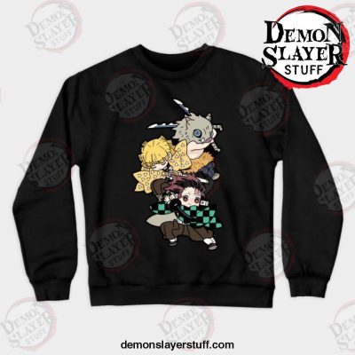 best demon slayers crewneck sweatshirt black s 991 - Demon Slayer Merch | Demon Slayer Stuff