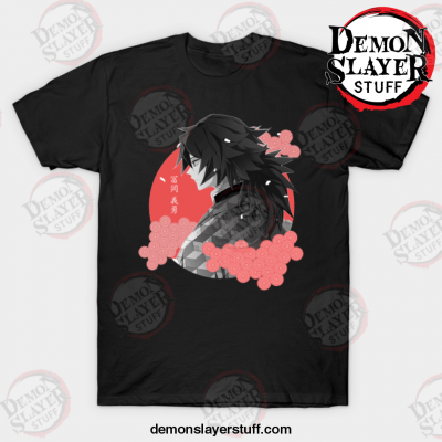 best giyuu tomioka anime t shirt black s 536 - Demon Slayer Merch | Demon Slayer Stuff