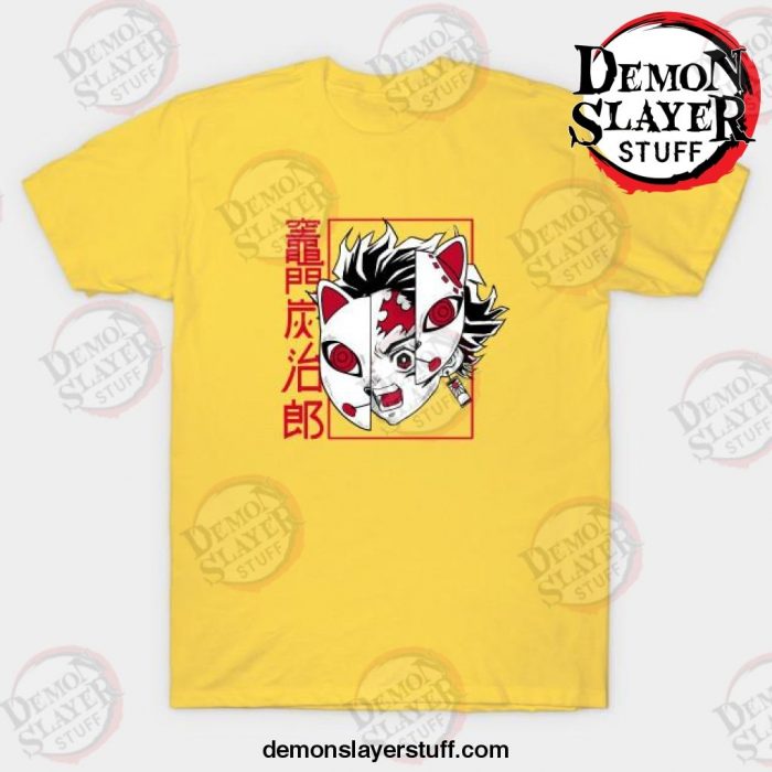 best kamado tanjirou t shirt yellow s 317 - Demon Slayer Merch | Demon Slayer Stuff