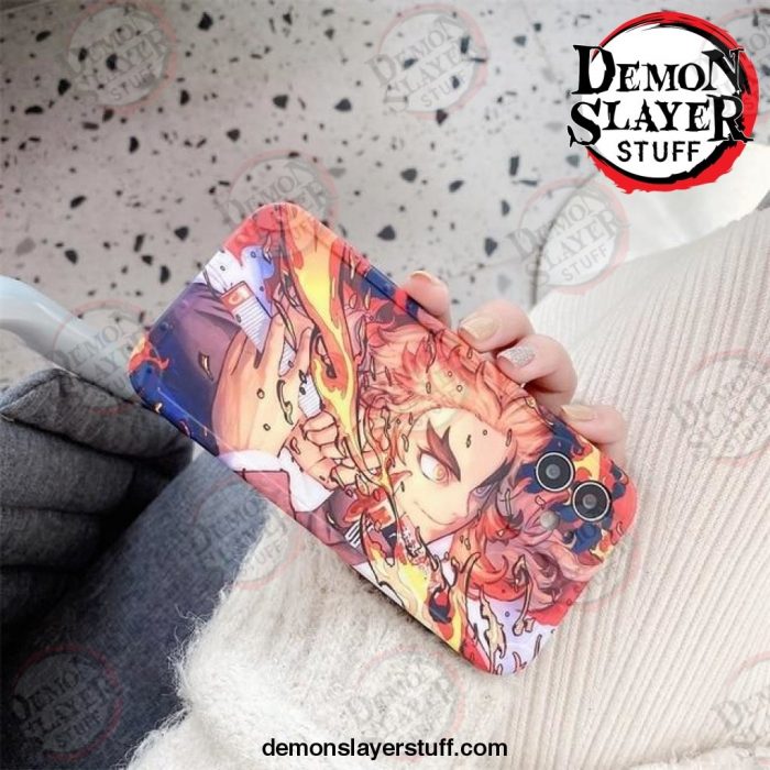 cute demon slayer case for iphone 11 12 pro 7 8 plus x xr xs max phone cases luxury anime kimetsu no yaiba soft tpu 2 715 - Demon Slayer Merch | Demon Slayer Stuff