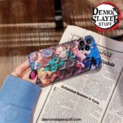 cute demon slayer case for iphone 11 12 pro max 7 8 plus x xr xs phone cases japan anime kimetsu no yaiba soft 12pro 1 409 - Demon Slayer Merch | Demon Slayer Stuff