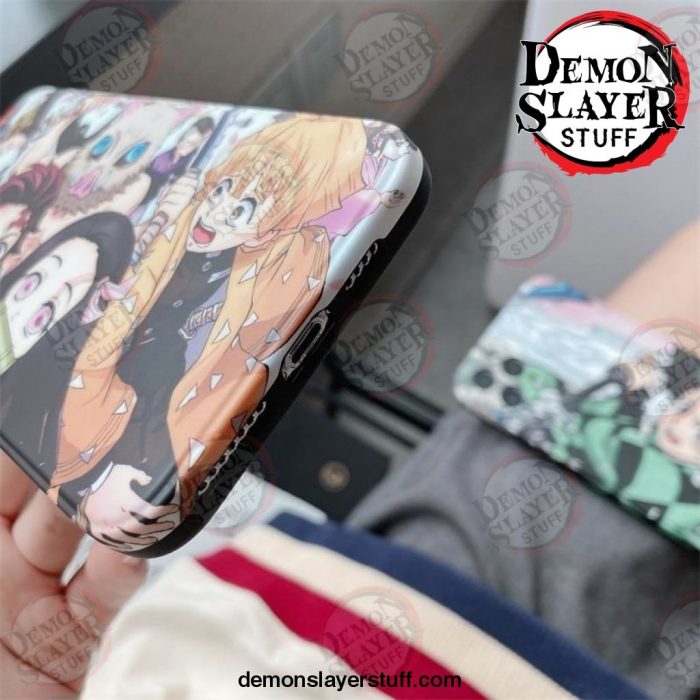 cute ins japan demon slayer case for iphone 12 11 pro 7 8 plus x xr xs max phone cases anime kimetsu no yaiba tpu cover 379 - Demon Slayer Merch | Demon Slayer Stuff