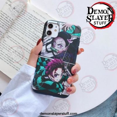 cute japan demon slayer case for iphone 11 12 pro 6 7 8 plus x xr xs max phone cases anime kimetsu no yaiba soft tpu 3 753 - Demon Slayer Merch | Demon Slayer Stuff