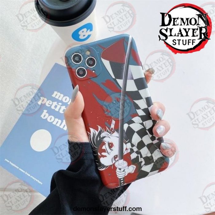 cute japan demon slayer case for iphone 11 12 pro 6 7 8 plus x xr xs max phone cases anime kimetsu no yaiba soft tpu 447 - Demon Slayer Merch | Demon Slayer Stuff