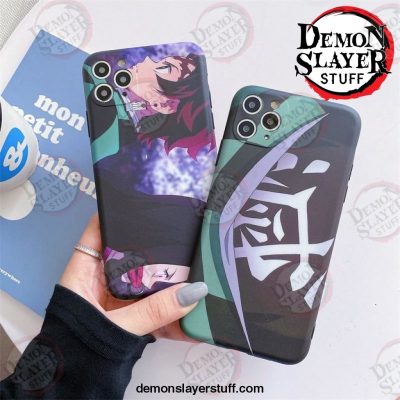 cute japan demon slayer case for iphone 11 12 pro 6 7 8 plus x xr xs max phone cases anime kimetsu no yaiba soft tpu 567 - Demon Slayer Merch | Demon Slayer Stuff