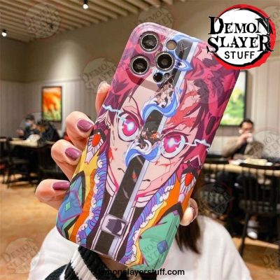 cute japan demon slayer case for iphone 11 12 pro 6 7 8 plus x xr xs max phone cases anime kimetsu no yaiba soft tpu 993 - Demon Slayer Merch | Demon Slayer Stuff