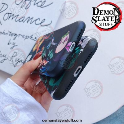 cute japan demon slayer case for iphone 11 12 pro 6 7 8 plus x xr xs max phone cases anime kimetsu no yaiba soft tpu 994 - Demon Slayer Merch | Demon Slayer Stuff