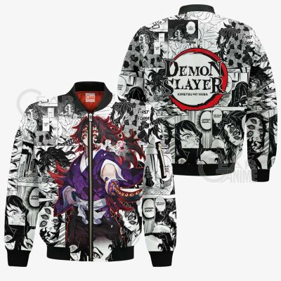 demon slayer anime mix manga hoodie shirt kokushibo jacket gearanime 5 - Demon Slayer Merch | Demon Slayer Stuff