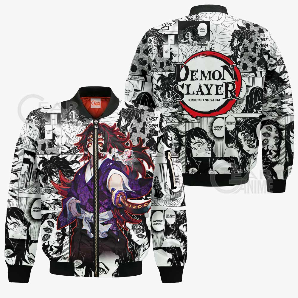 Kokushibo Demon Slayer Casual Bomber Jacket merch, clothing & apparel -  Anime Ape