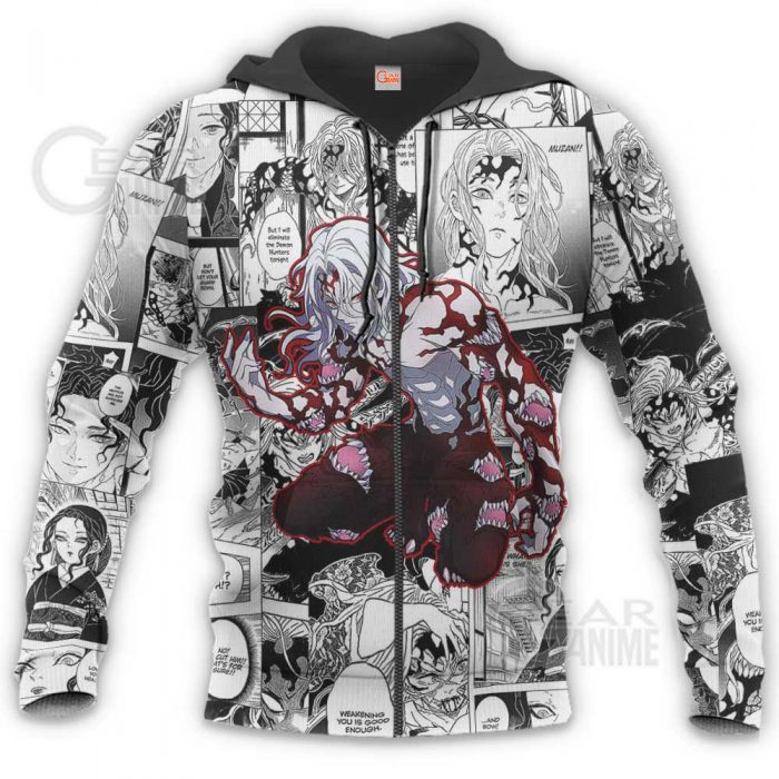 demon slayer anime mix manga hoodie shirt muzan kibutsuji jacket gearanime 8 - Demon Slayer Merch | Demon Slayer Stuff