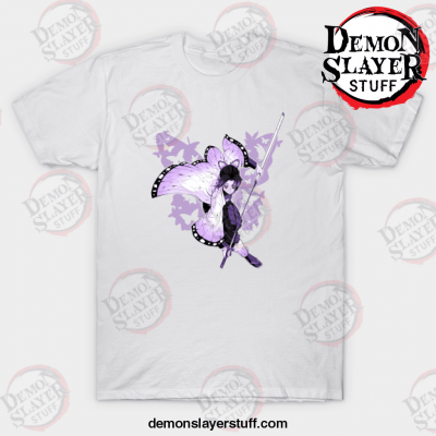 demon slayer anime shinobu t shirt white s 601 - Demon Slayer Merch | Demon Slayer Stuff