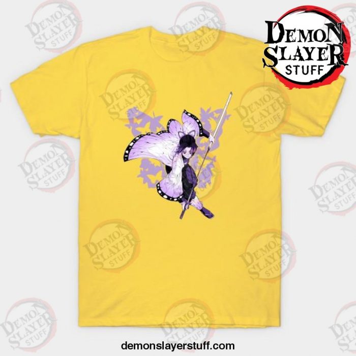 demon slayer anime shinobu t shirt yellow s 288 - Demon Slayer Merch | Demon Slayer Stuff