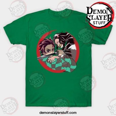 demon slayer anime tanjiro and nezuko t shirt green s 761 - Demon Slayer Merch | Demon Slayer Stuff