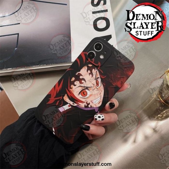 demon slayer case for iphone 11 pro max 12 7 8 plus x xr xs phone cases cool japan anime kimetsu no yaiba soft 12pro 1 923 - Demon Slayer Merch | Demon Slayer Stuff