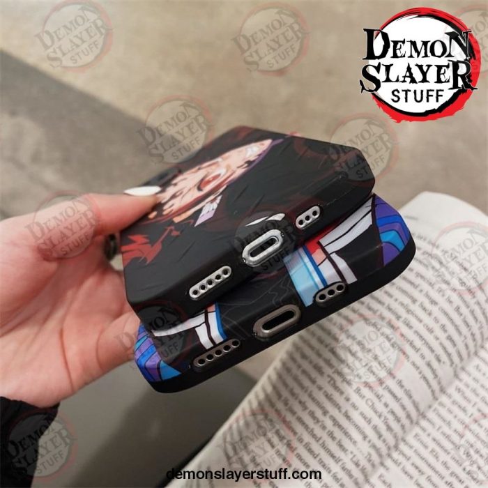demon slayer case for iphone 11 pro max 12 7 8 plus x xr xs phone cases cool japan anime kimetsu no yaiba soft 459 - Demon Slayer Merch | Demon Slayer Stuff