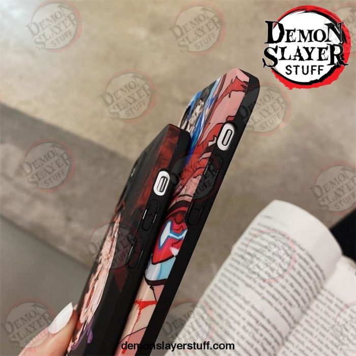 demon slayer case for iphone 11 pro max 12 7 8 plus x xr xs phone cases cool japan anime kimetsu no yaiba soft 571 - Demon Slayer Merch | Demon Slayer Stuff