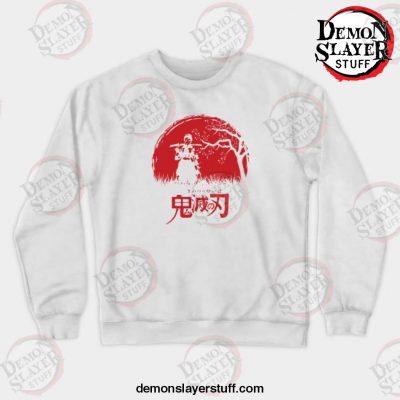 demon slayer crewneck sweatshirt white s 432 - Demon Slayer Merch | Demon Slayer Stuff