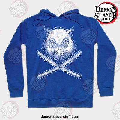 demon slayer crossboar hoodie blue s 710 - Demon Slayer Merch | Demon Slayer Stuff