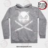 demon slayer crossboar hoodie gray s 999 - Demon Slayer Merch | Demon Slayer Stuff