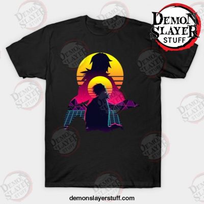demon slayer giyu tomioka unisex t shirt black s 319 - Demon Slayer Merch | Demon Slayer Stuff