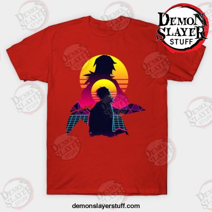 demon slayer giyu tomioka unisex t shirt red s 281 - Demon Slayer Merch | Demon Slayer Stuff