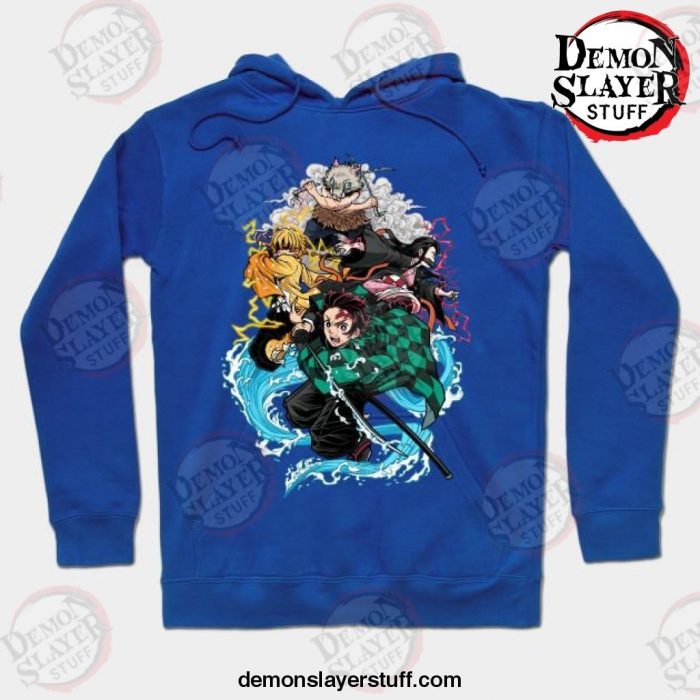 demon slayer hoodie blue s 453 - Demon Slayer Merch | Demon Slayer Stuff