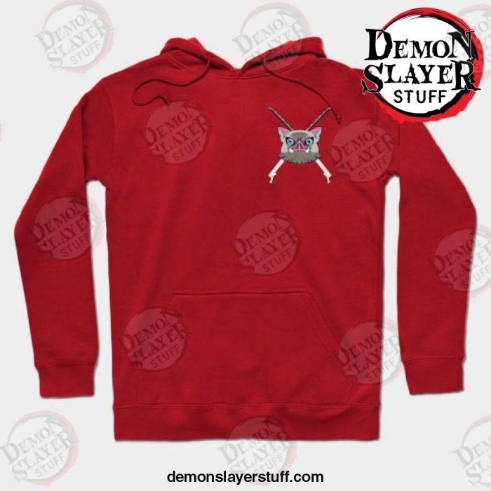 demon slayer inosuke anime hoodie red s 616 - Demon Slayer Merch | Demon Slayer Stuff