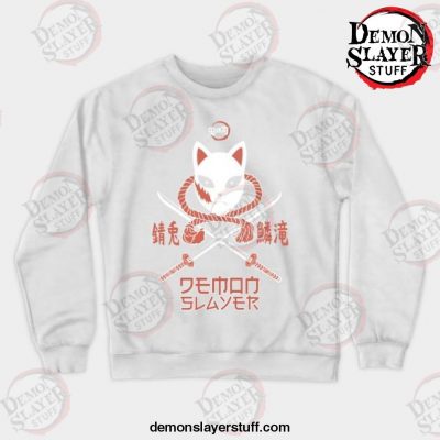 demon slayer kimetsu no yaiba sabito crewneck sweatshirt white s 903 - Demon Slayer Merch | Demon Slayer Stuff