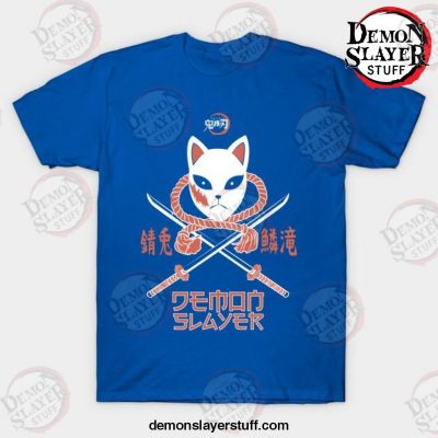 demon slayer kimetsu no yaiba sabito t shirt blue s 737 - Demon Slayer Merch | Demon Slayer Stuff