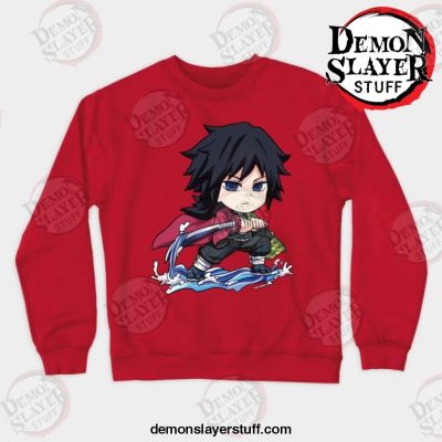 demon slayer kimetsu no yaiba tomioka giyu crewneck sweatshirt red s 720 - Demon Slayer Merch | Demon Slayer Stuff