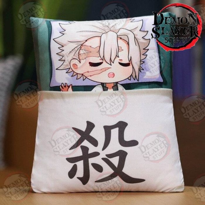 demon slayer plush cute sleeping sanemi shinazugawa pillow shop 696 - Demon Slayer Merch | Demon Slayer Stuff
