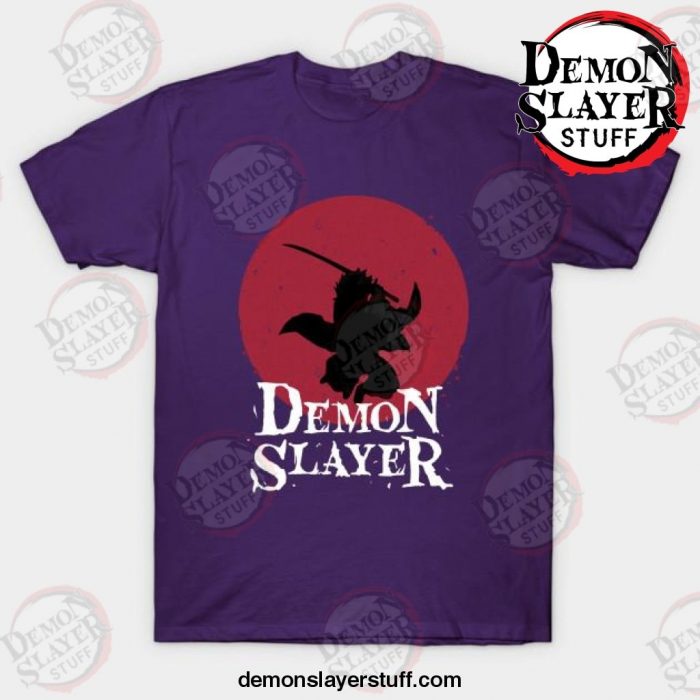 demon slayer red moon t shirt purple s 687 - Demon Slayer Merch | Demon Slayer Stuff