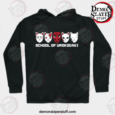 demon slayer school of urokodaki hoodie black s 167 - Demon Slayer Merch | Demon Slayer Stuff