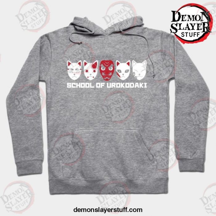 demon slayer school of urokodaki hoodie gray s 343 - Demon Slayer Merch | Demon Slayer Stuff