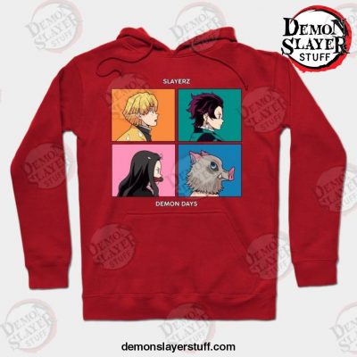demon slayer slayerz hoodie red s 764 - Demon Slayer Merch | Demon Slayer Stuff