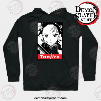 demon slayer tanjiro hoodie black s 297 - Demon Slayer Merch | Demon Slayer Stuff