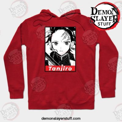 demon slayer tanjiro hoodie red s 395 - Demon Slayer Merch | Demon Slayer Stuff