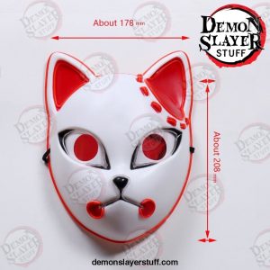 Demon Slayer Masks Cosplay Halloween Costume Mascaras LED - Demon ...